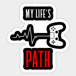 My Life's Path Sticker